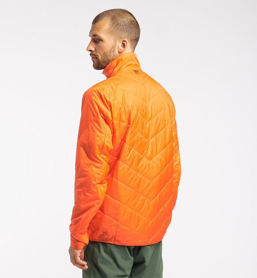Haglöfs Mens L.I.M Barrier Down Jacket Orange New Zealand 95012IBGK